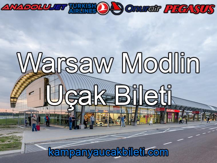 Warsaw Modlin Havalimanı Uçak Bileti 