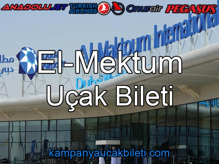 El-Maktoum Havalimanı Uçak Bileti